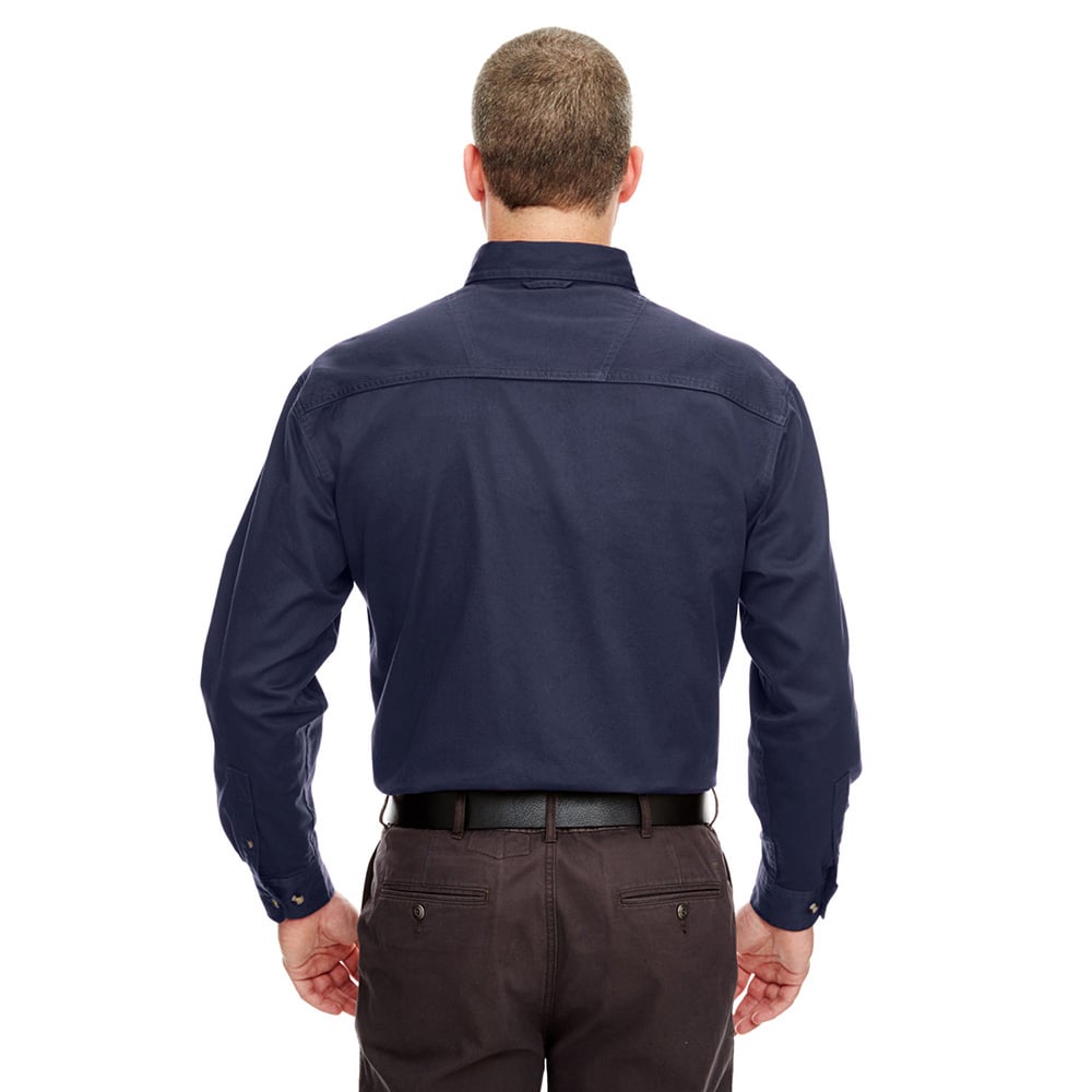 UltraClub 8960C Cypress Long-Sleeve Twill Shirt with Pocket