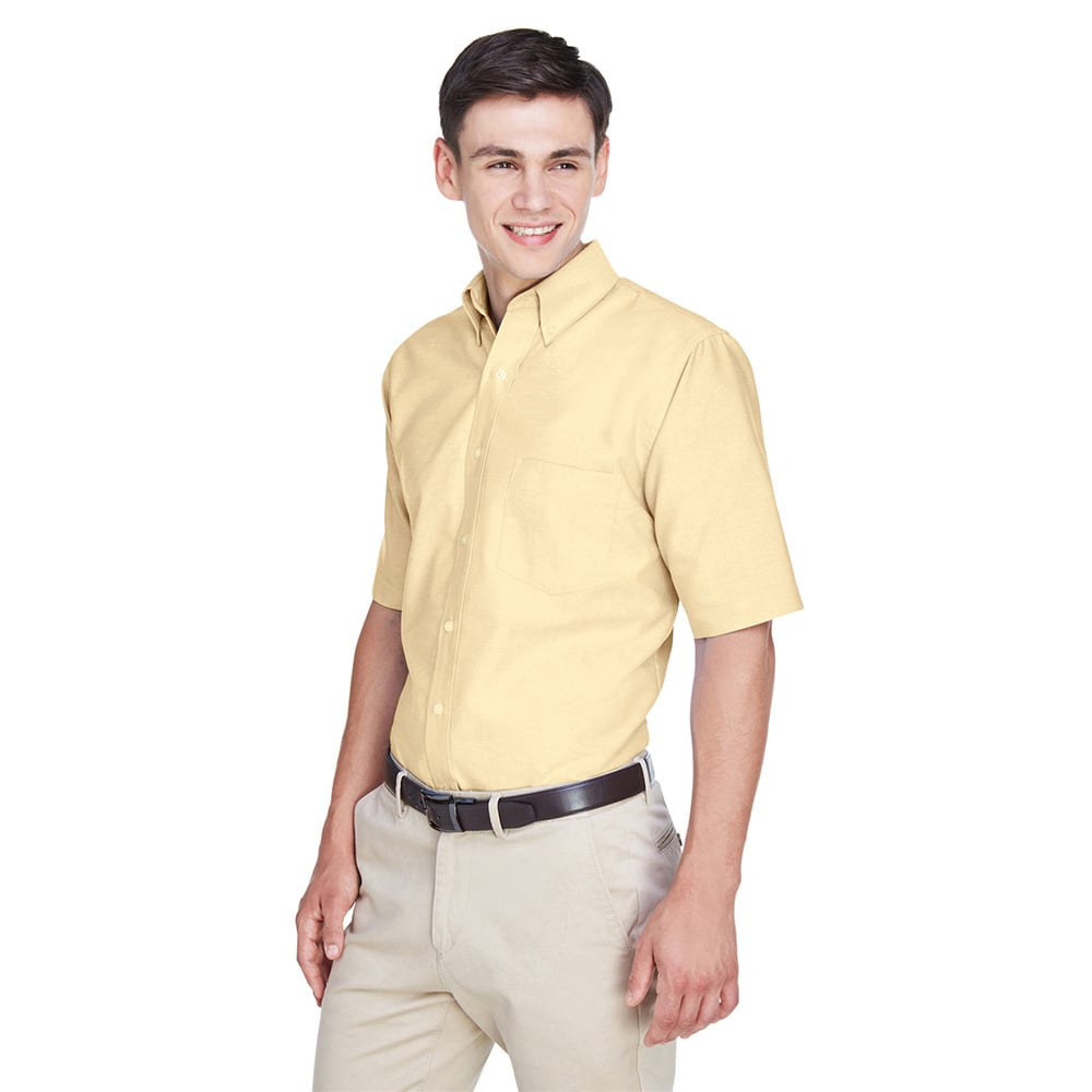 UltraClub 8972 Men's Classic Wrinkle-Resistant Short-Sleeve Oxford