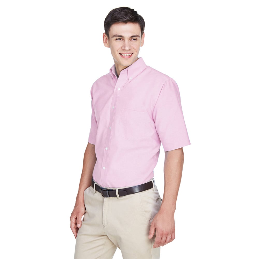 UltraClub 8972 Men's Classic Wrinkle-Resistant Short-Sleeve Oxford