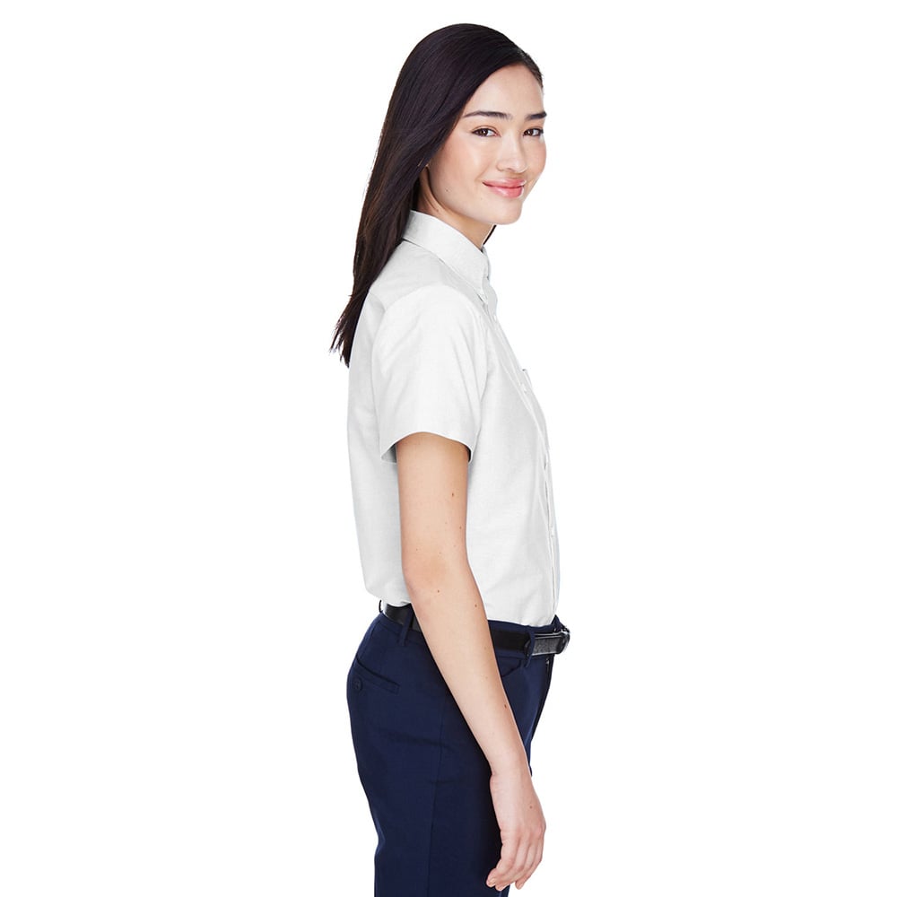 UltraClub 8973 Ladies' Classic Wrinkle-Resistant Short-Sleeve Oxford