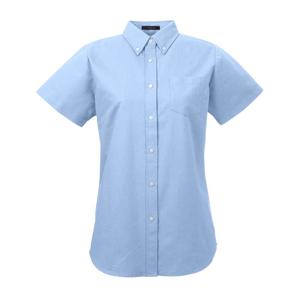 UltraClub 8973 Ladies' Classic Wrinkle-Resistant Short-Sleeve Oxford