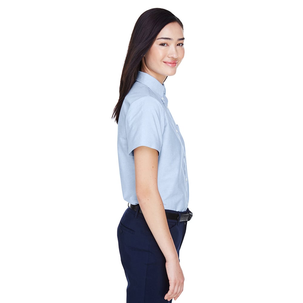 UltraClub 8973 Ladies' Classic Wrinkle-Resistant Short-Sleeve Oxford