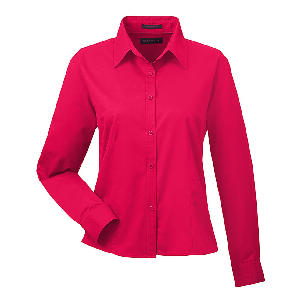 UltraClub 8976 Ladies' Whisper Twill Shirt