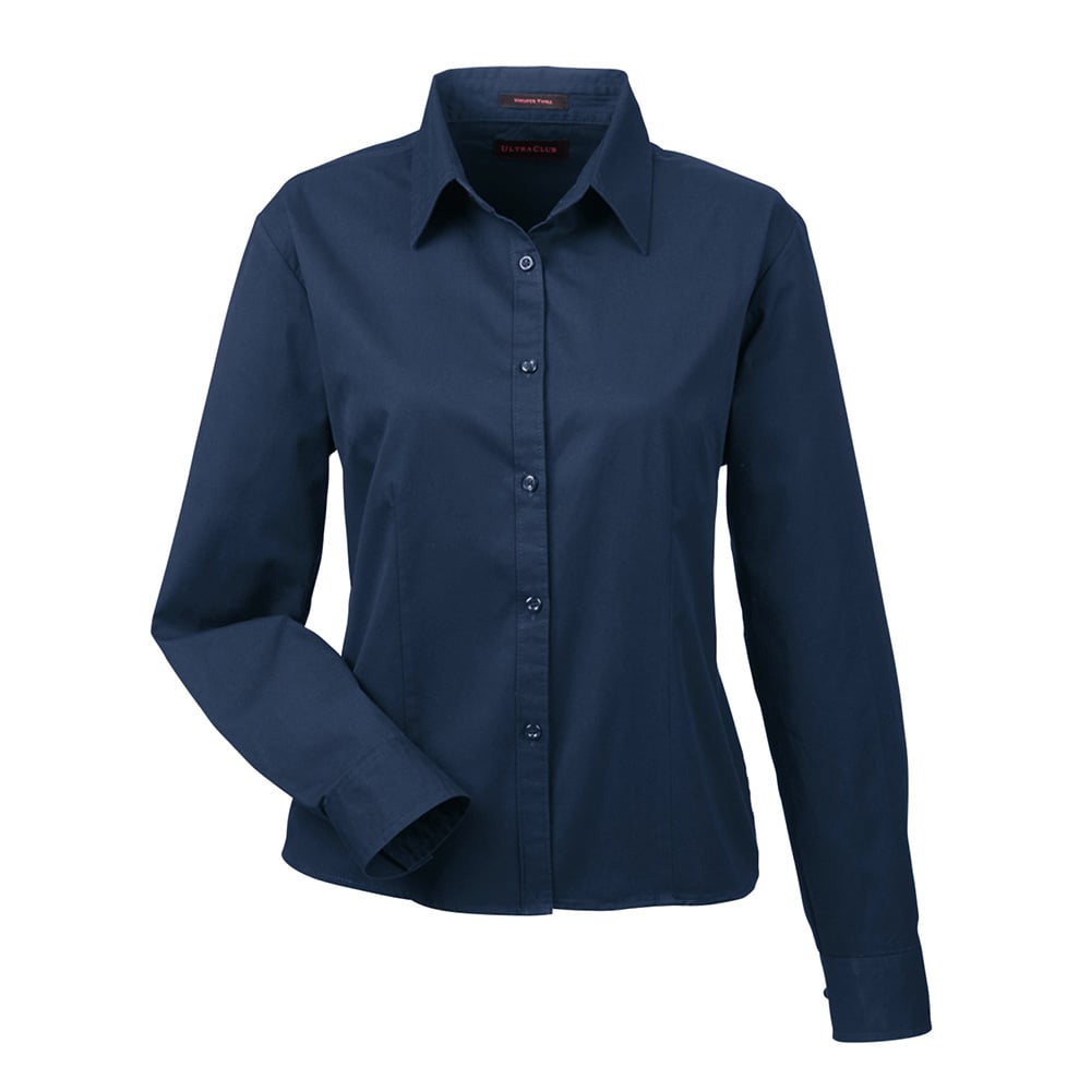 UltraClub 8976 Ladies' Whisper Twill Shirt