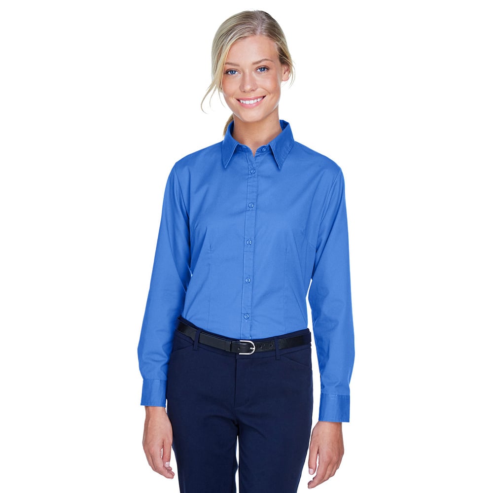 UltraClub 8976 Ladies' Whisper Twill Shirt