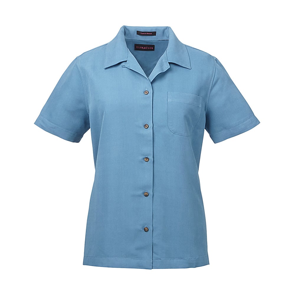 UltraClub 8981 Ladies' Cabana Breeze Camp Shirt