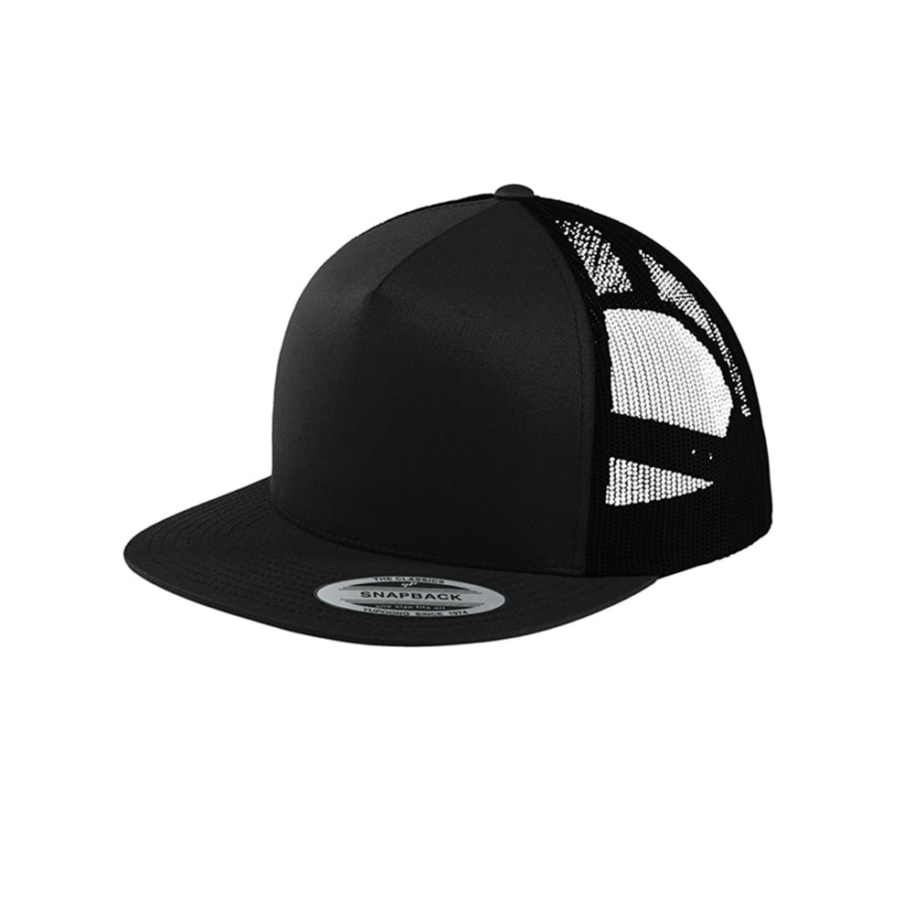 Sport-Tek STC38 Yupoong 5-Panel Classic Trucker Mesh Back Cap