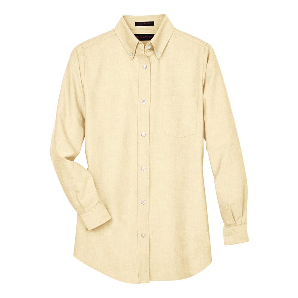 UltraClub 8990 Ladies' Classic Wrinkle-Resistant Long-Sleeve Oxford