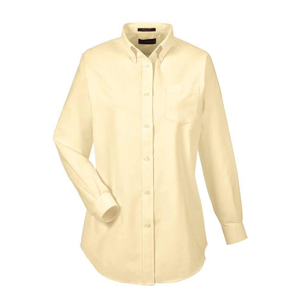 UltraClub 8990 Ladies' Classic Wrinkle-Resistant Long-Sleeve Oxford