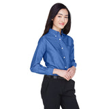 UltraClub 8990 Ladies' Classic Wrinkle-Resistant Long-Sleeve Oxford