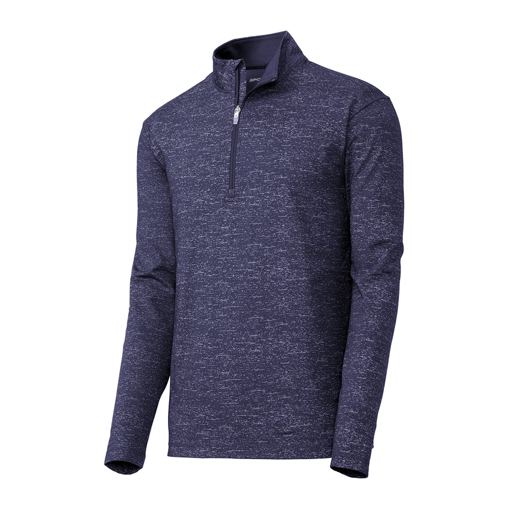 Sport-Tek ST855 Sport-Wick Stretch Reflective Heather 1/2-Zip Pullover