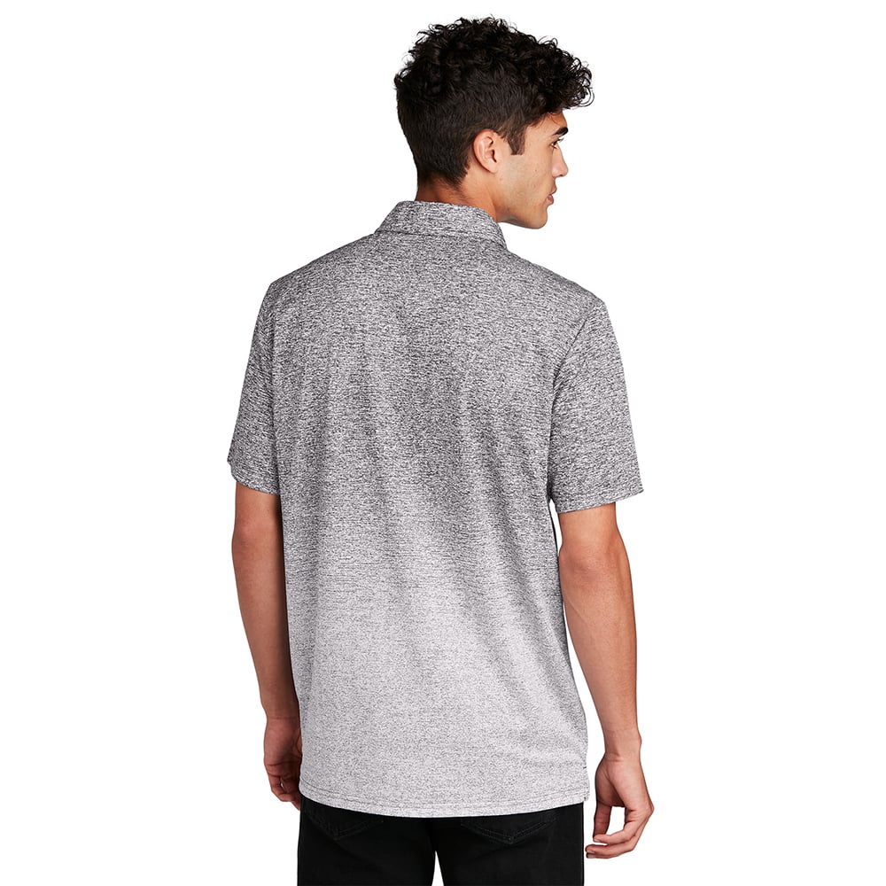 Sport-Tek ST671 Ombre Heather Polo with Side Vents