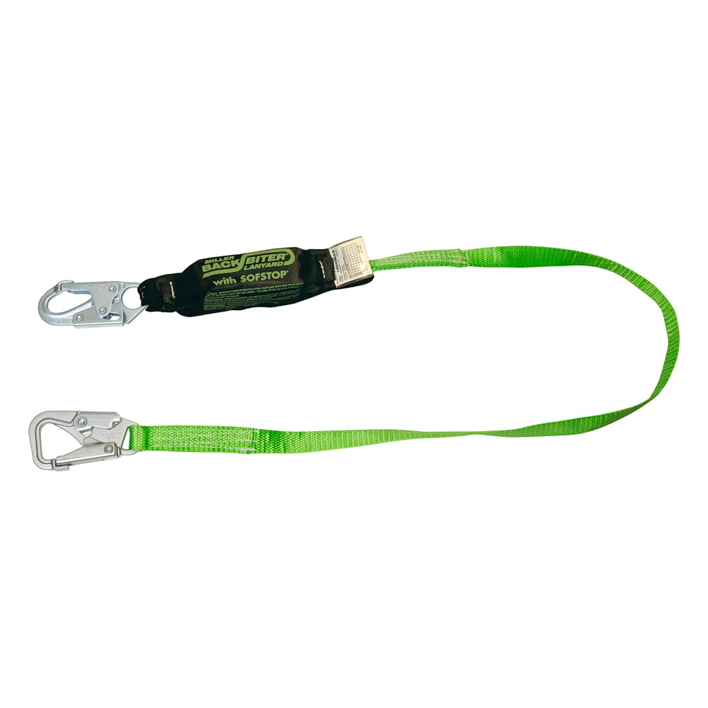 Miller BackBiter™ Tie-Back Lanyard, 6' Single Leg