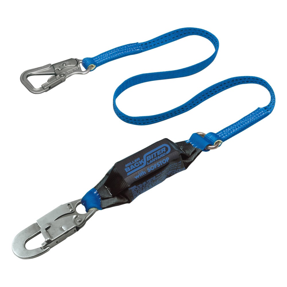 Miller BackBiter™ Tie-Back Lanyard, 6' Single Leg