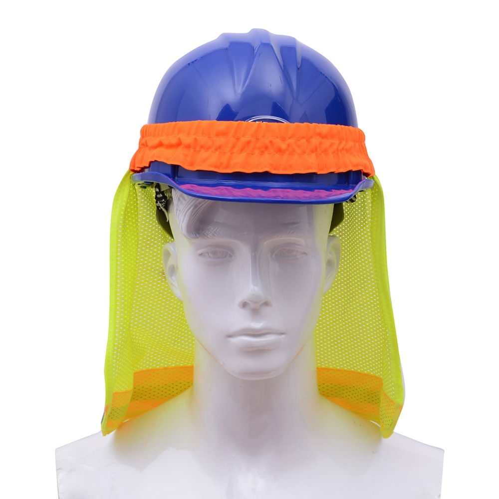 Hi-Vis Safety Sun Shield for Hard Hats