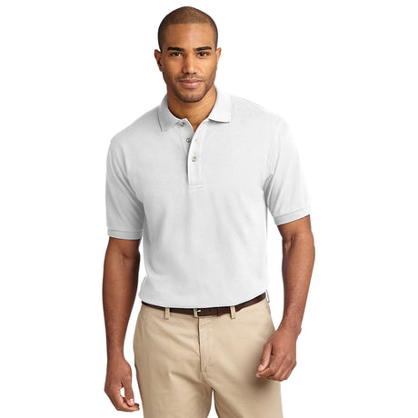 Port Authority K420 Heavyweight Short Sleeve Cotton Pique Polo