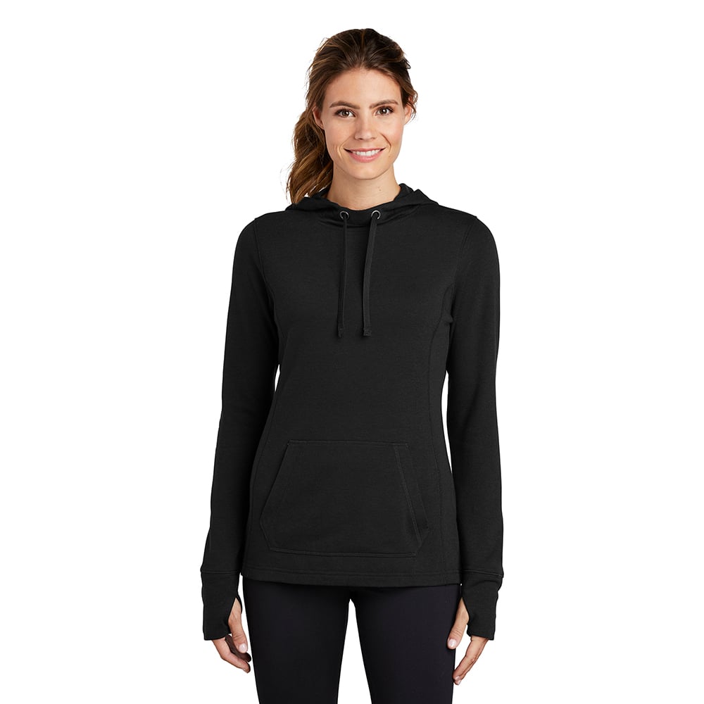 Sport-Tek LST296 PosiCharge Women's Tri-Blend Pullover with Thumbhole