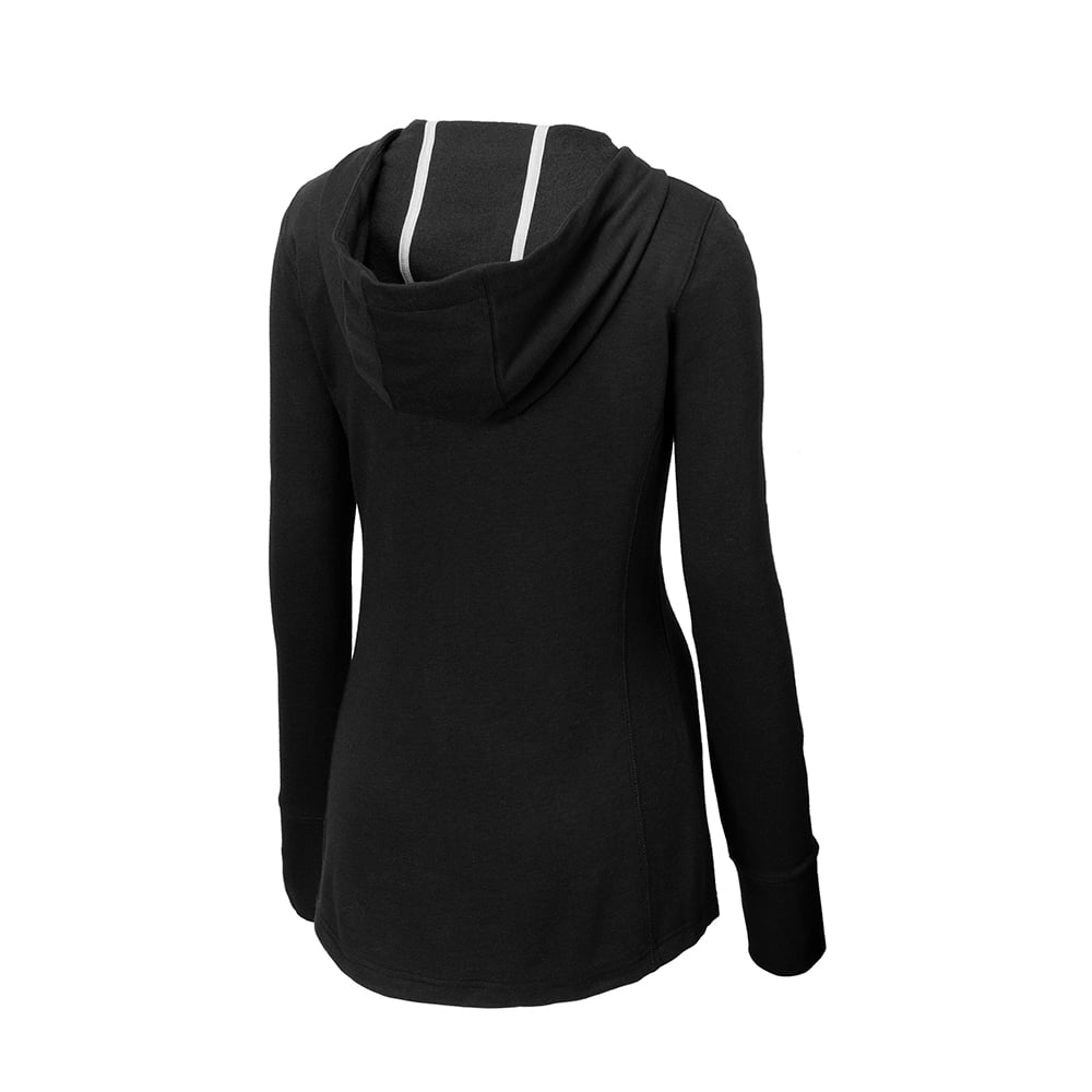 Sport-Tek LST296 PosiCharge Women's Tri-Blend Pullover with Thumbhole