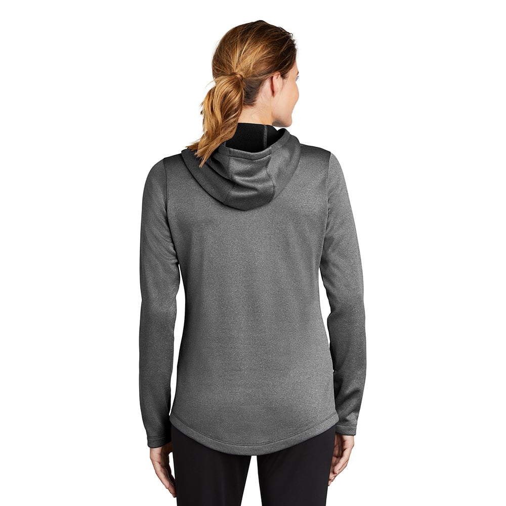 Sport-Tek LST264 PosiCharge Women's Heather Fleece Pullover with Hood