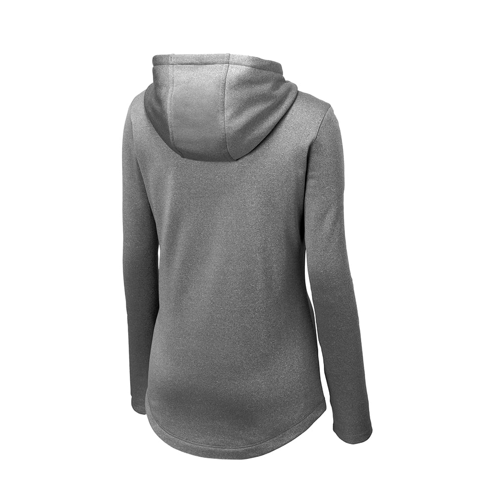 Sport-Tek LST264 PosiCharge Women's Heather Fleece Pullover with Hood