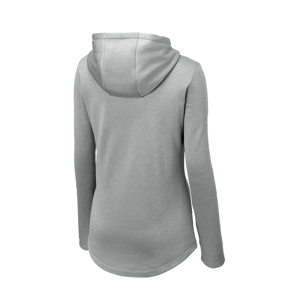 Sport-Tek LST264 PosiCharge Women's Heather Fleece Pullover with Hood