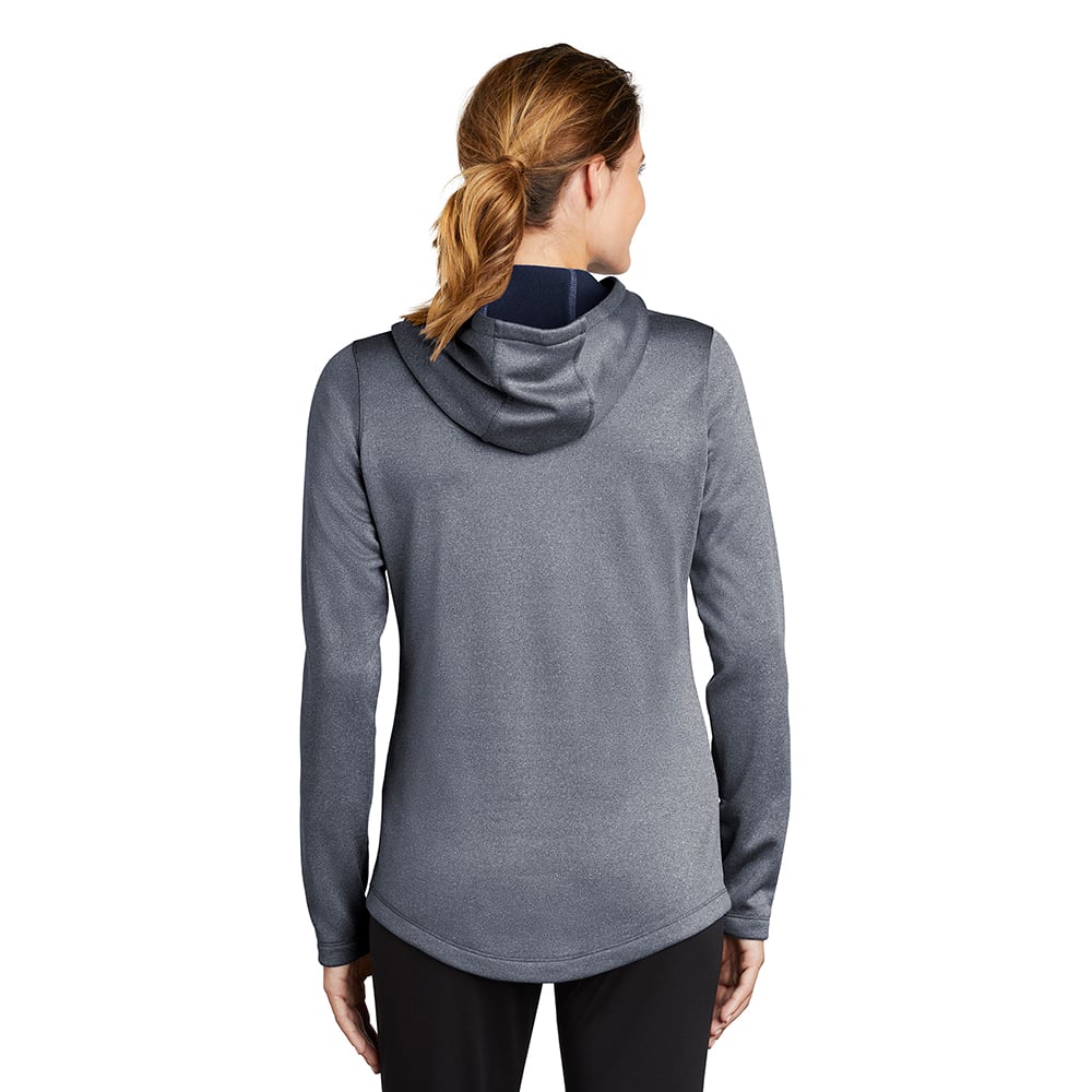 Sport-Tek LST264 PosiCharge Women's Heather Fleece Pullover with Hood