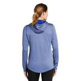 Sport-Tek LST264 PosiCharge Women's Heather Fleece Pullover with Hood