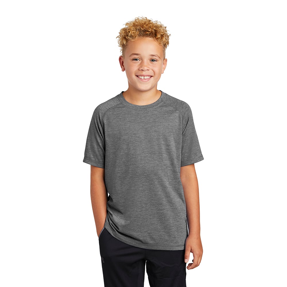 Sport-Tek ST-YST400 Youth PosiCharge Tri-Blend Wicking Raglan T-Shirt