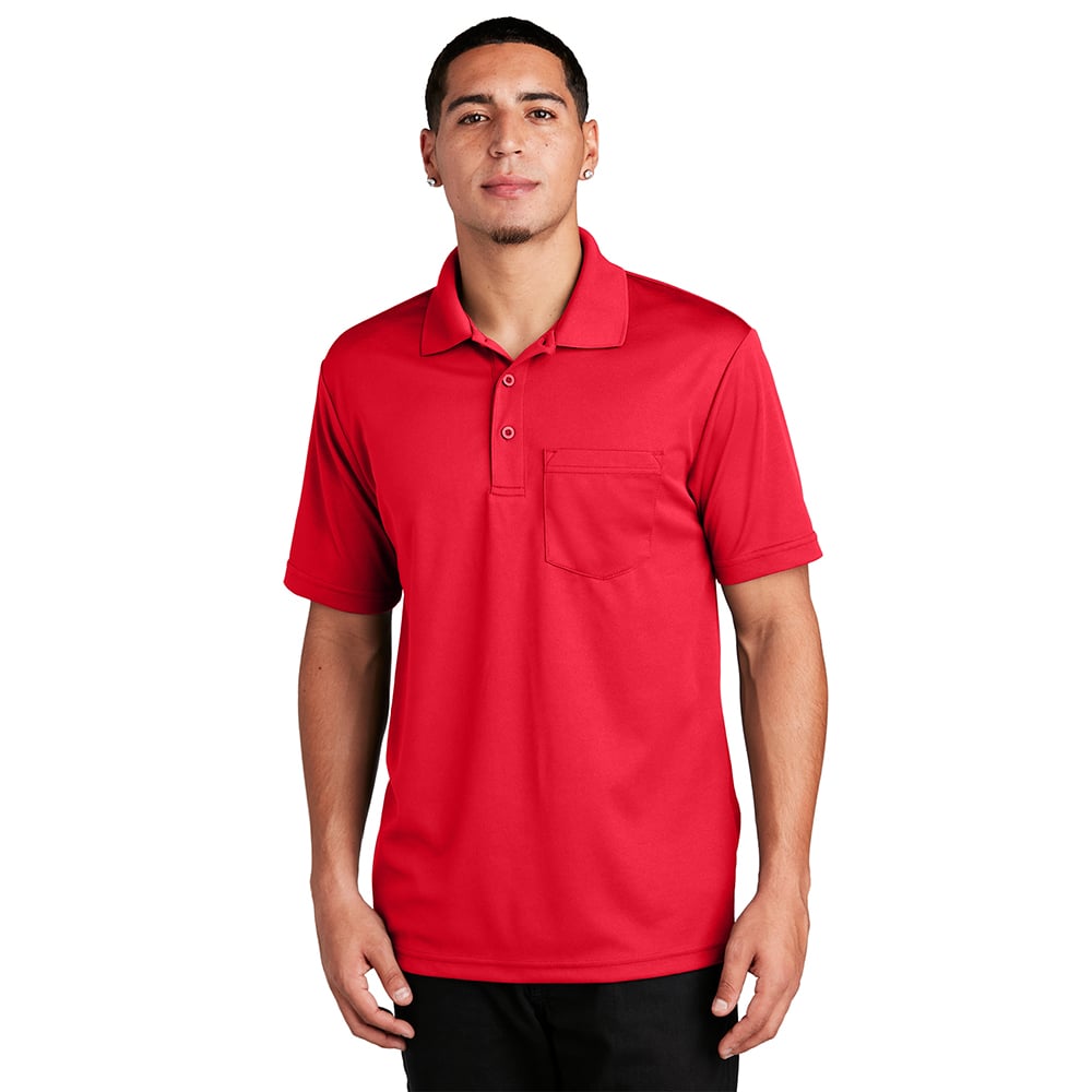 Sport-Tek ST640P PosiCharge RacerMesh Polo with Pocket