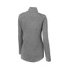 Sport-Tek LST407 PosiCharge Women's Tri-Blend Quarter-Zip Pullover