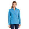 Sport-Tek LST407 PosiCharge Women's Tri-Blend Quarter-Zip Pullover