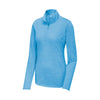 Sport-Tek LST407 PosiCharge Women's Tri-Blend Quarter-Zip Pullover