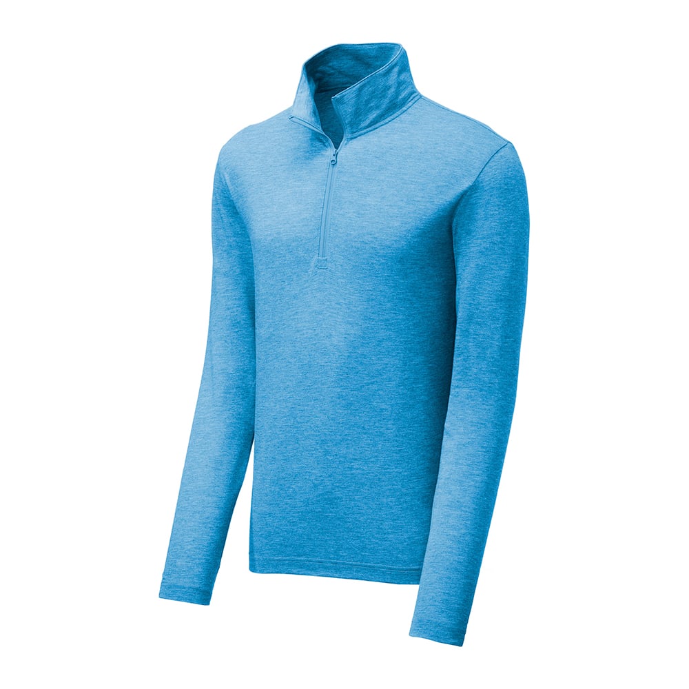 Sport-Tek ST407 PosiCharge Tri-Blend Lightweight Quarter-Zip Pullover