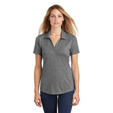 Sport-Tek LST405 PosiCharge Women's Tri-Blend Y-Neck Polo