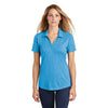 Sport-Tek LST405 PosiCharge Women's Tri-Blend Y-Neck Polo