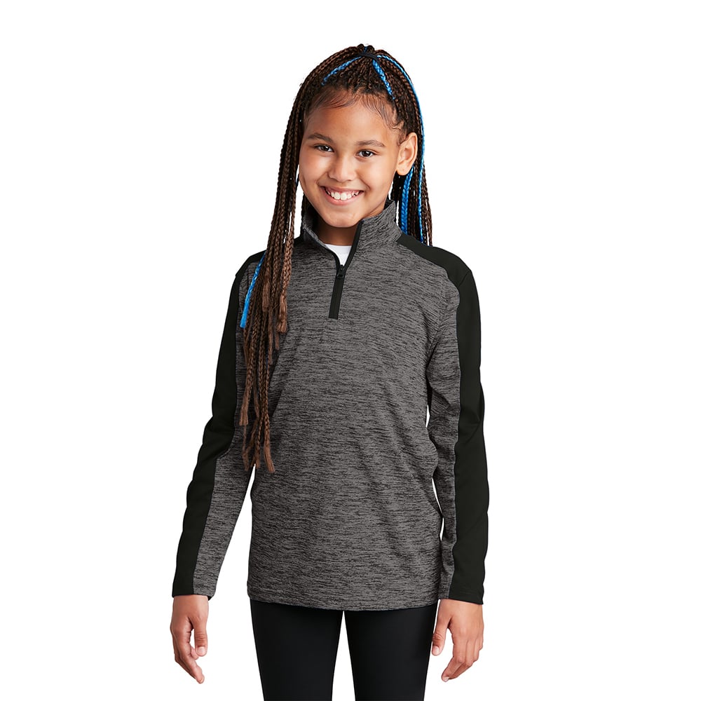 Sport-Tek YST397 Youth PosiCharge Electric Quarter-Zip Pullover