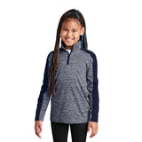 Sport-Tek YST397 Youth PosiCharge Electric Quarter-Zip Pullover