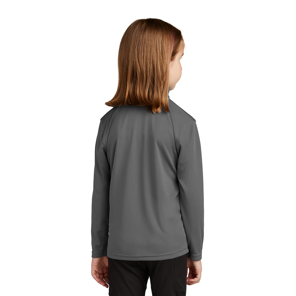 Sport-Tek YST357 Youth PosiCharge Competitor Quarter-Zip Pullover