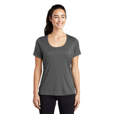 Sport-Tek LST420 Posi-UV Women's Scoop Neck Performance T-Shirt