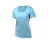 Sport-Tek LST420 Posi-UV Women's Scoop Neck Performance T-Shirt