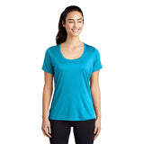 Sport-Tek LST420 Posi-UV Women's Scoop Neck Performance T-Shirt