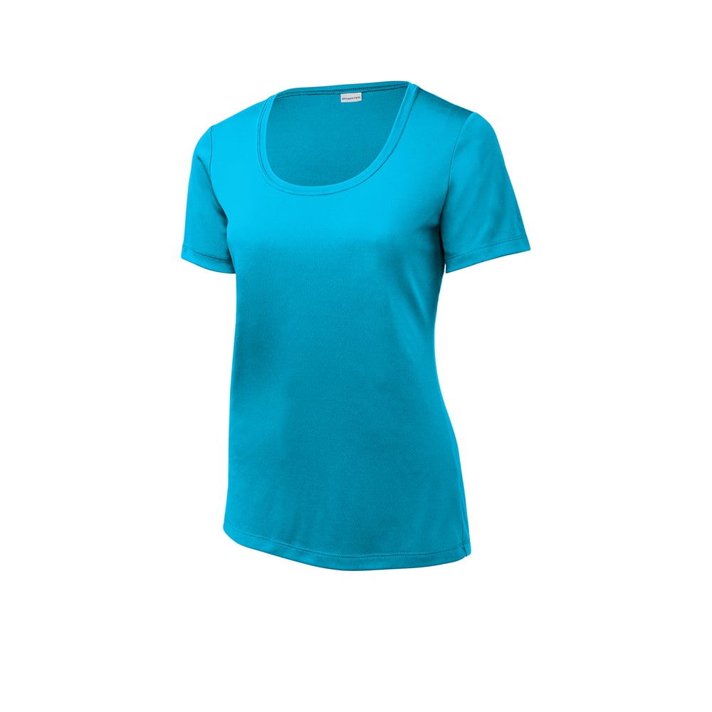 Sport-Tek LST420 Posi-UV Women's Scoop Neck Performance T-Shirt