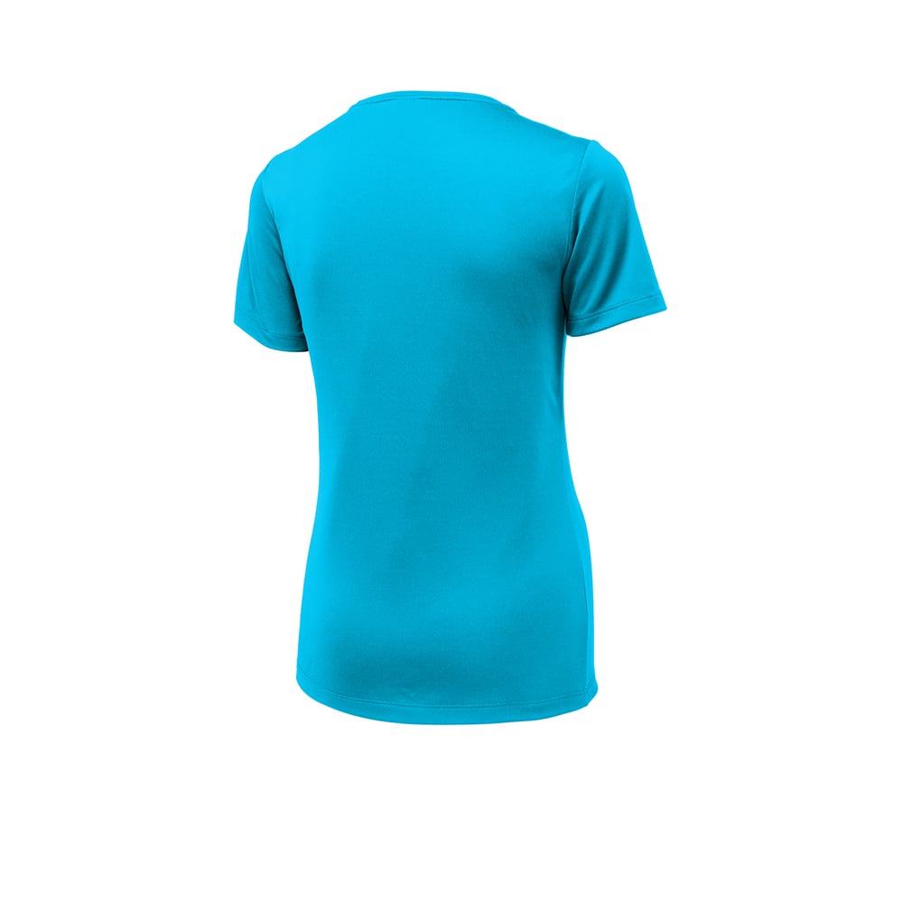 Sport-Tek LST420 Posi-UV Women's Scoop Neck Performance T-Shirt