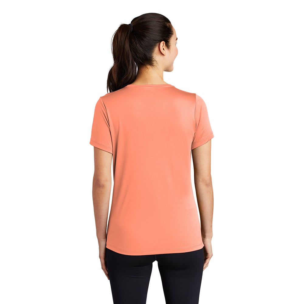 Sport-Tek LST420 Posi-UV Women's Scoop Neck Performance T-Shirt