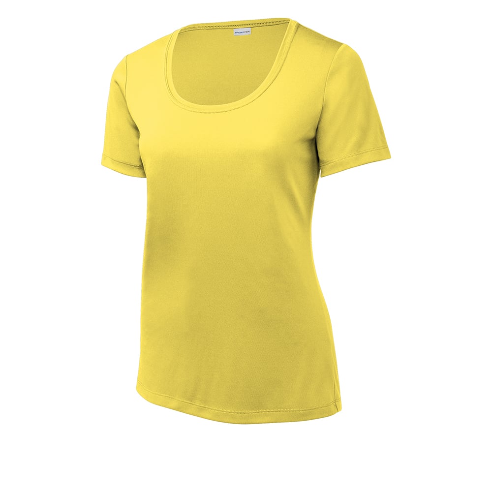 Sport-Tek LST420 Posi-UV Women's Scoop Neck Performance T-Shirt