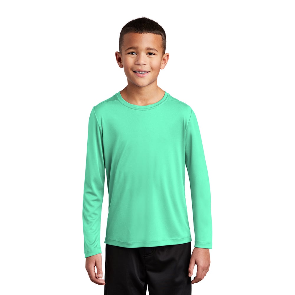 Sport-Tek YST420LS Youth Posi-UV Pro Long Sleeve T-Shirt