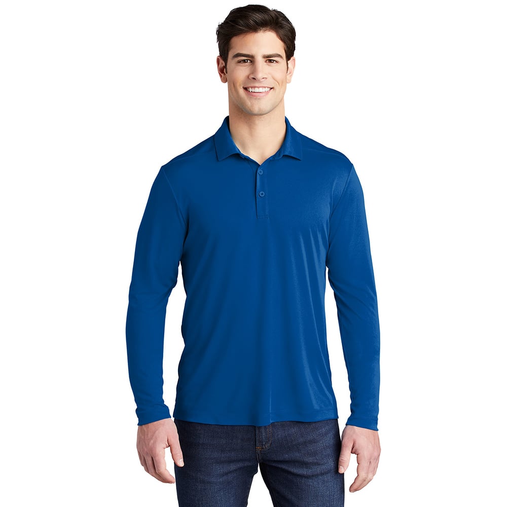 Sport-Tek ST520LS Posi-UV Pro Long Sleeve Polo