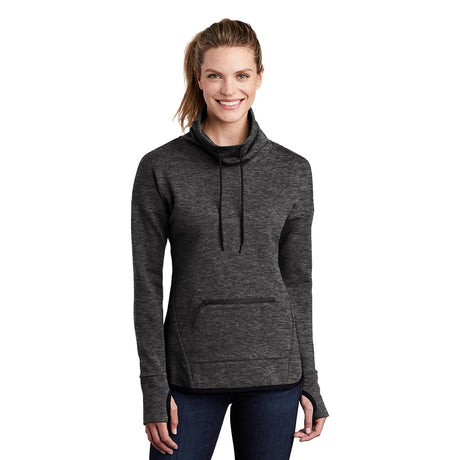 Sport-Tek LST280 Women's Triumph Cowl Neck Pullover with Thumbhole