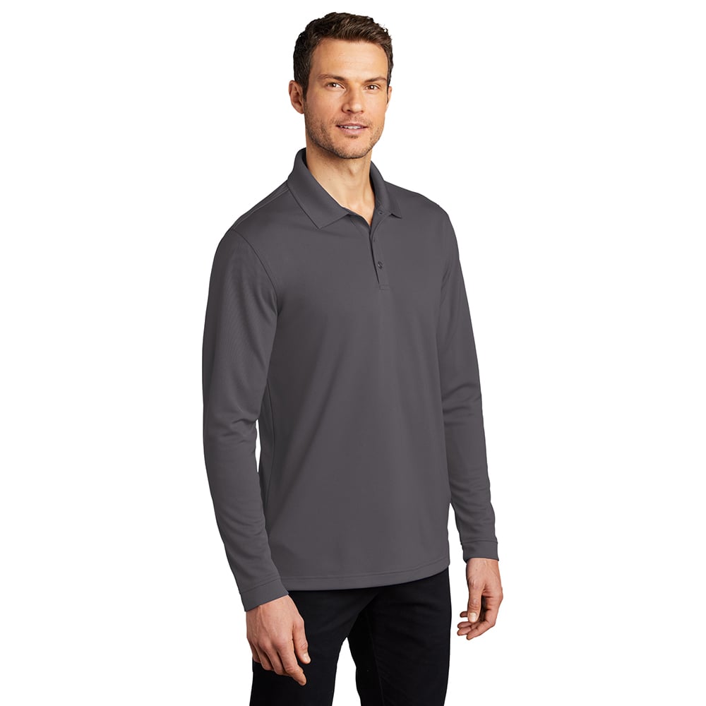 Port Authority K110LS Dry Zone UV Micro-Mesh Long Sleeve Polo