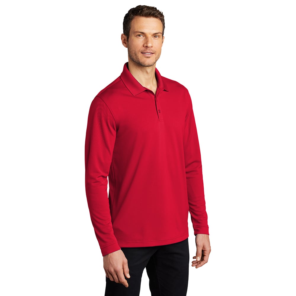 Port Authority K110LS Dry Zone UV Micro-Mesh Long Sleeve Polo